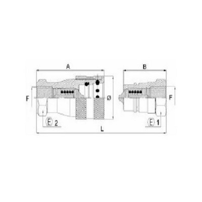 AV80 - Innesti rapidi ISO 7241-1 Parte A