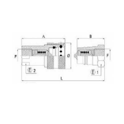 BV80 - Innesti rapidi ISO 7241-1 Parte B