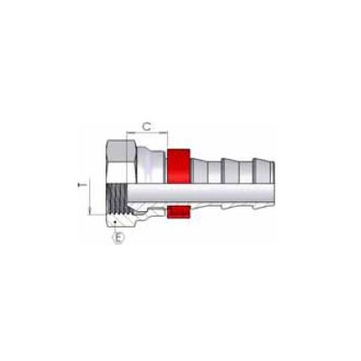 50P0 - Femmina BSP cono 60 - UniLock