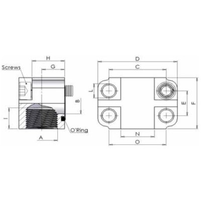 06BG - Flange 90 Filettate BSP