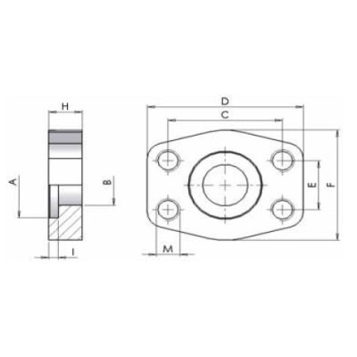 03LS - Controflange piatte a saldare di tasca