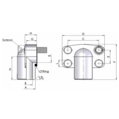 06BB - Flange a 90 a saldare di testa