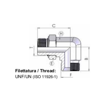 2039 - Curva orientabile BSP/UNF