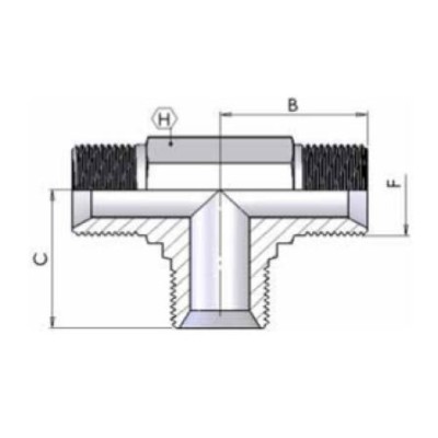 3047 - Unione a T