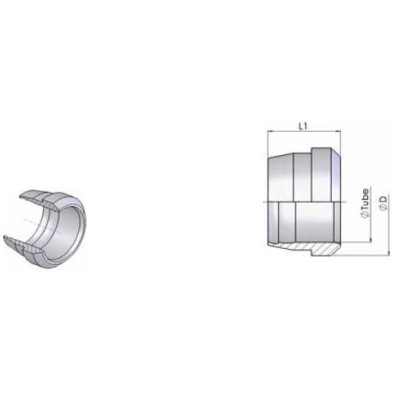 1074 SF - Anellino tagliente