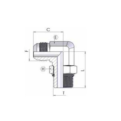 9051 - Gomito 90 orientabile JIC-UNF