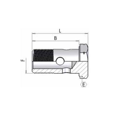 5016 - Bullone forato metrico