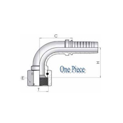 5009 - Curva JIC 90 svas 74 Dado Spinato