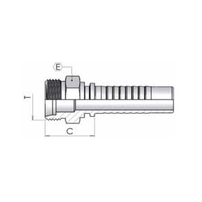 50M04 - Maschio Metrico svas 24 Serie Pesante