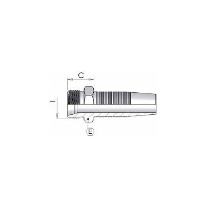 50R04 - Maschio Metrico svas 24 Serie Pesante