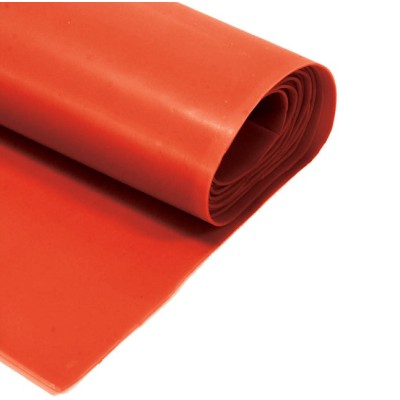 Lastra in silicone HT rosso per alte temperature